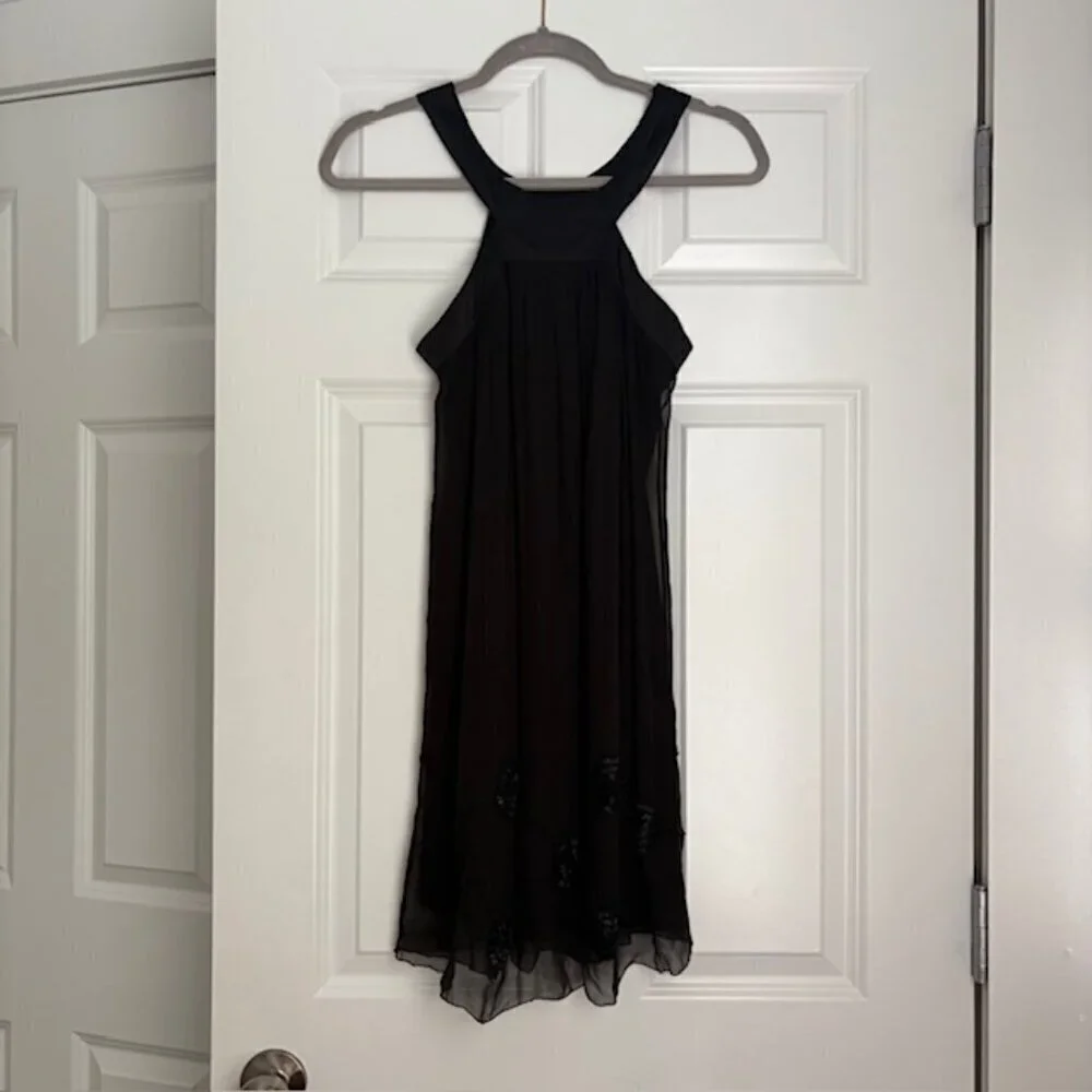 Beaded Silk Dress Nicola Peretti - Picture 6 of 7